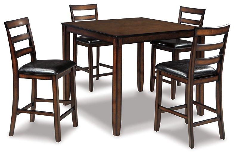 Coviar Counter Height Dining Table and Bar Stools (Set of 5) — homePLUS